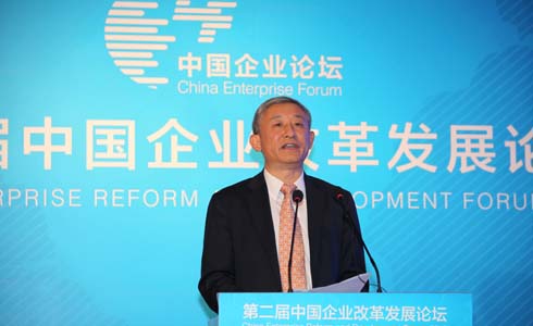 國(guó)資委副秘書長(zhǎng),、新聞發(fā)言人彭華崗主持論壇